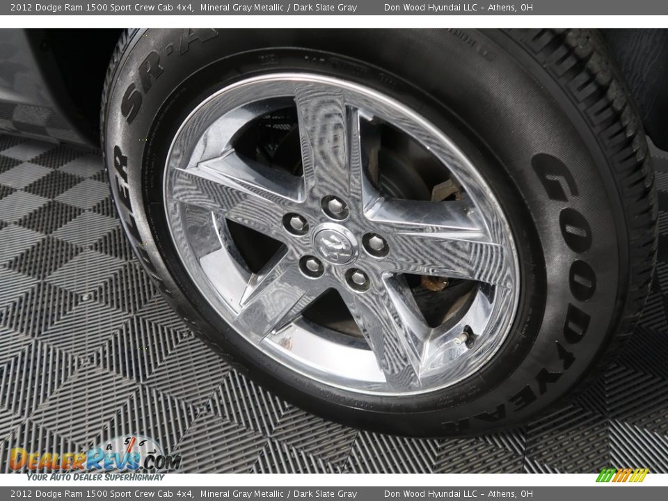 2012 Dodge Ram 1500 Sport Crew Cab 4x4 Mineral Gray Metallic / Dark Slate Gray Photo #27