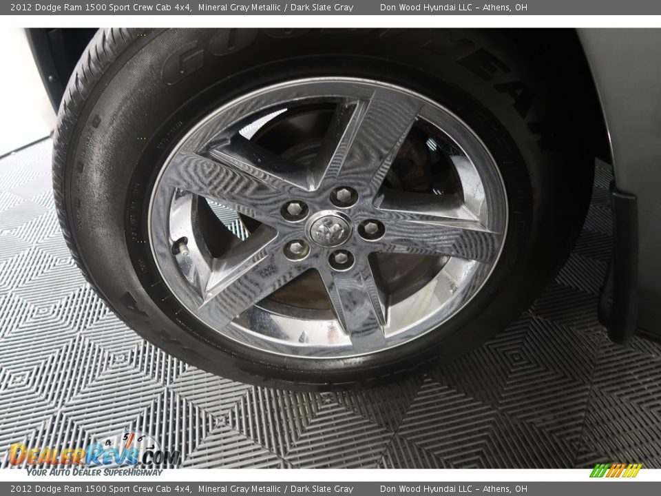 2012 Dodge Ram 1500 Sport Crew Cab 4x4 Mineral Gray Metallic / Dark Slate Gray Photo #28