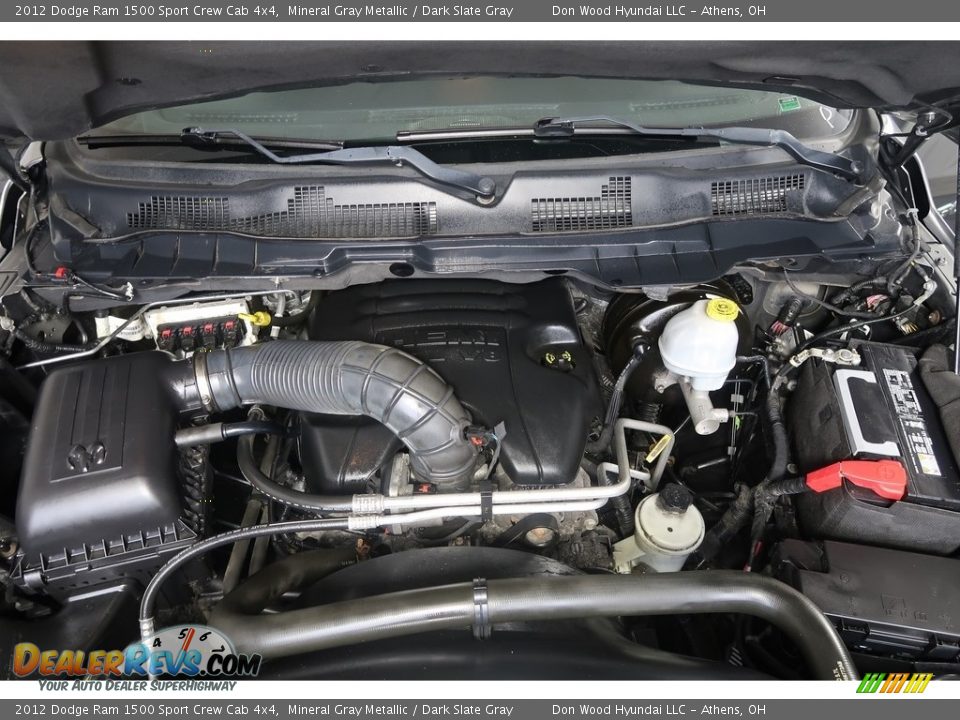 2012 Dodge Ram 1500 Sport Crew Cab 4x4 Mineral Gray Metallic / Dark Slate Gray Photo #29