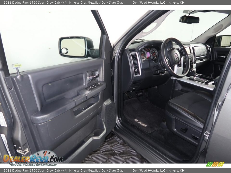 2012 Dodge Ram 1500 Sport Crew Cab 4x4 Mineral Gray Metallic / Dark Slate Gray Photo #31