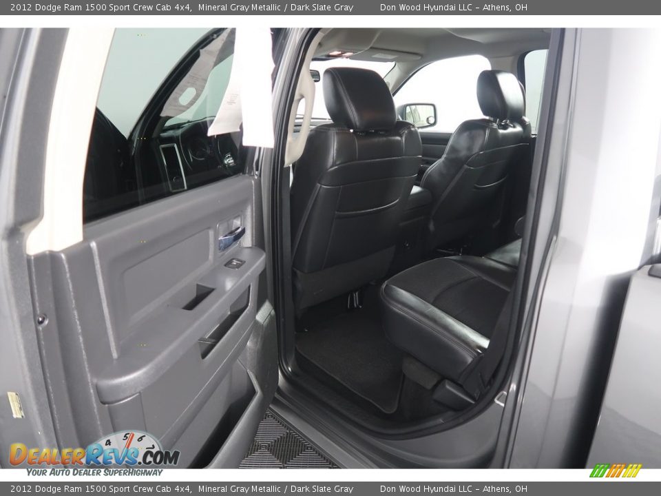 2012 Dodge Ram 1500 Sport Crew Cab 4x4 Mineral Gray Metallic / Dark Slate Gray Photo #32