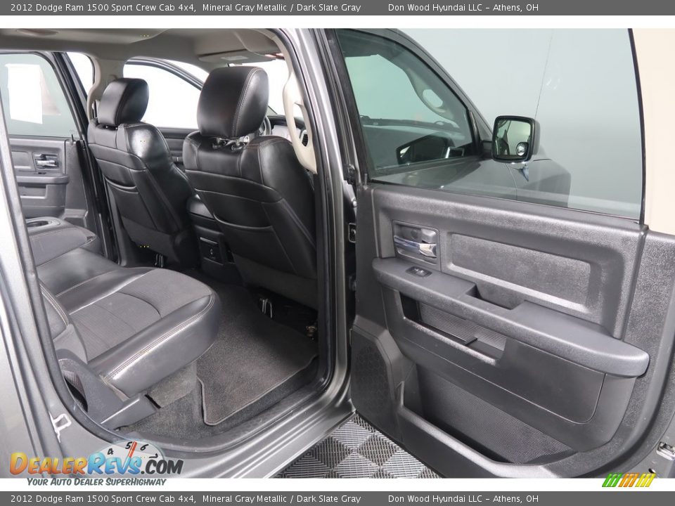 2012 Dodge Ram 1500 Sport Crew Cab 4x4 Mineral Gray Metallic / Dark Slate Gray Photo #33