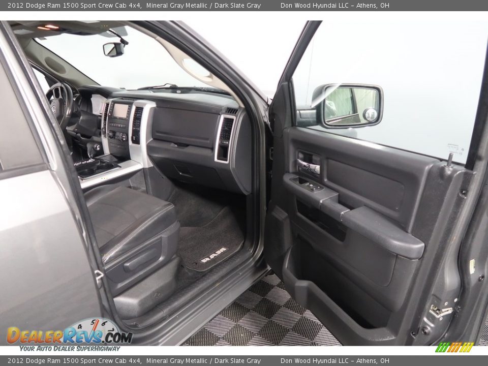 2012 Dodge Ram 1500 Sport Crew Cab 4x4 Mineral Gray Metallic / Dark Slate Gray Photo #34