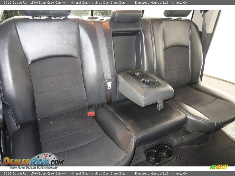2012 Dodge Ram 1500 Sport Crew Cab 4x4 Mineral Gray Metallic / Dark Slate Gray Photo #35