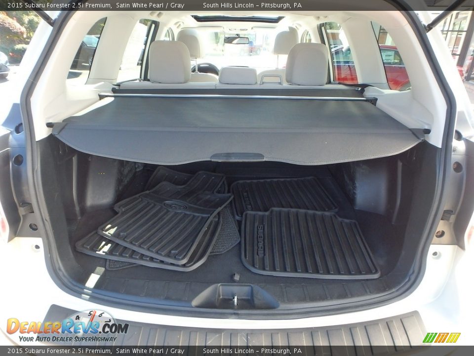 2015 Subaru Forester 2.5i Premium Satin White Pearl / Gray Photo #5