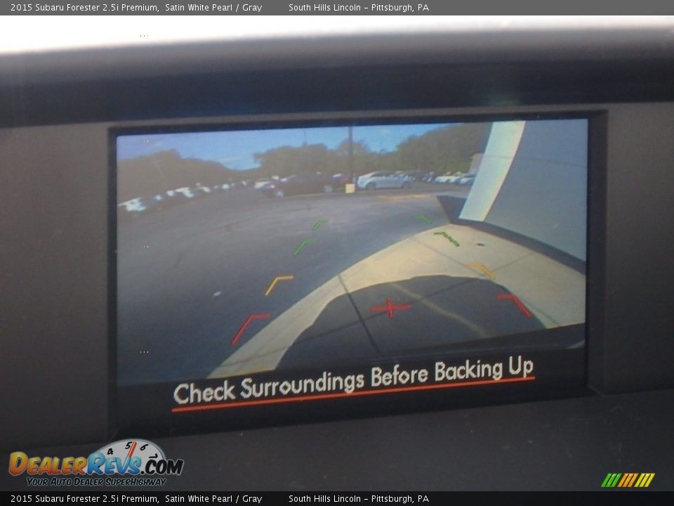 2015 Subaru Forester 2.5i Premium Satin White Pearl / Gray Photo #25