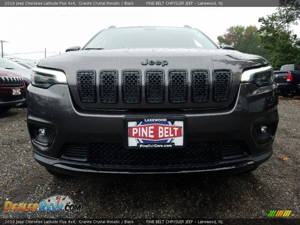 2019 Jeep Cherokee Latitude Plus 4x4 Granite Crystal Metallic / Black Photo #2