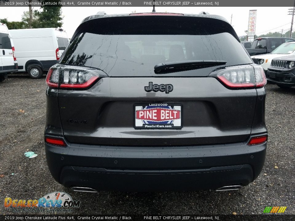 2019 Jeep Cherokee Latitude Plus 4x4 Granite Crystal Metallic / Black Photo #5