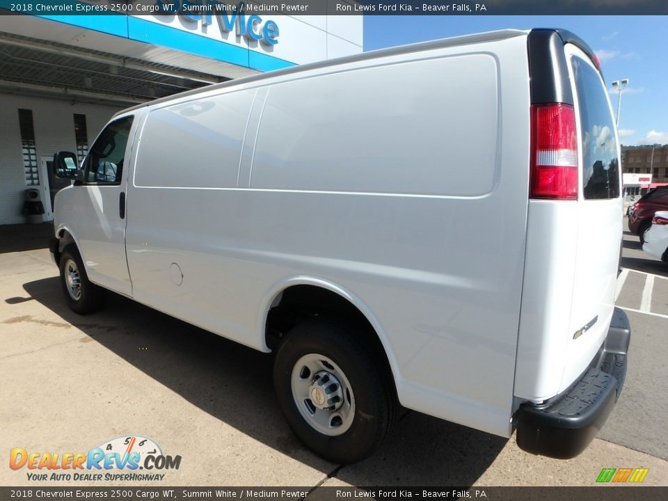 2018 Chevrolet Express 2500 Cargo WT Summit White / Medium Pewter Photo #8