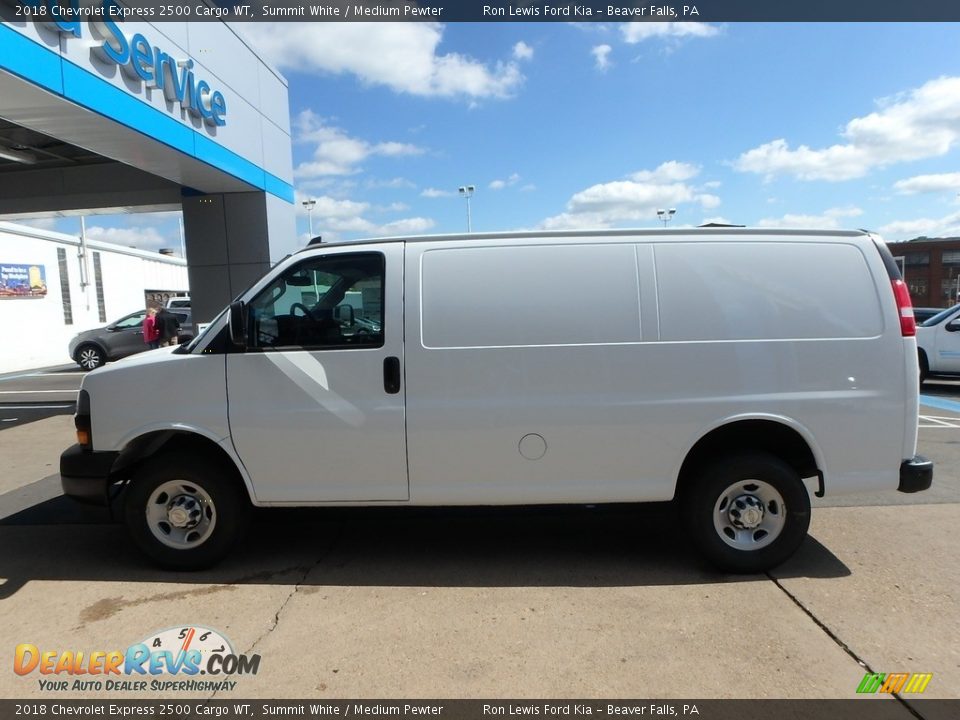 2018 Chevrolet Express 2500 Cargo WT Summit White / Medium Pewter Photo #9