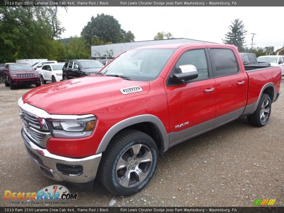 2019 Ram 1500 Laramie Crew Cab 4x4 Flame Red / Black Photo #1