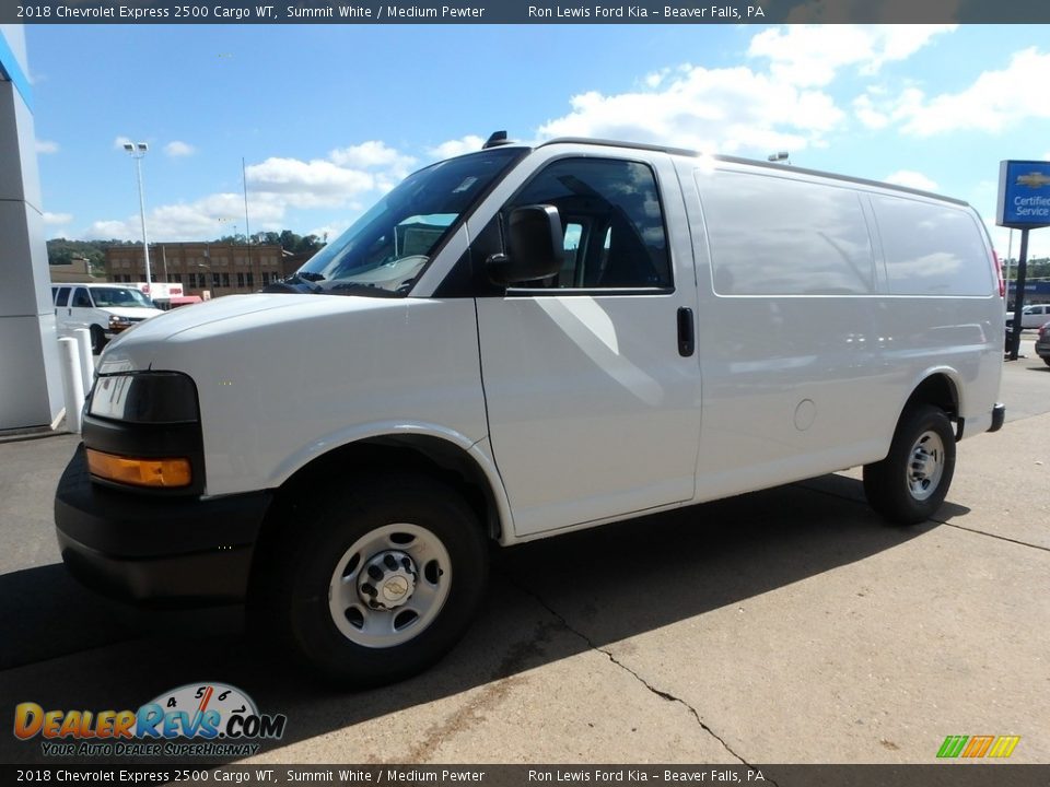 2018 Chevrolet Express 2500 Cargo WT Summit White / Medium Pewter Photo #10