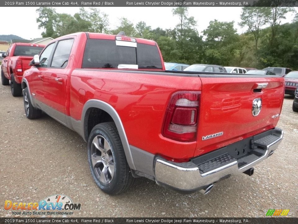 2019 Ram 1500 Laramie Crew Cab 4x4 Flame Red / Black Photo #2