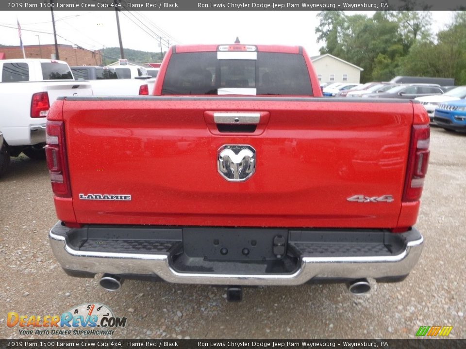 2019 Ram 1500 Laramie Crew Cab 4x4 Flame Red / Black Photo #3