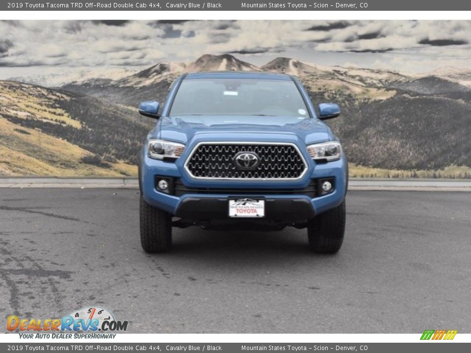 2019 Toyota Tacoma TRD Off-Road Double Cab 4x4 Cavalry Blue / Black Photo #2