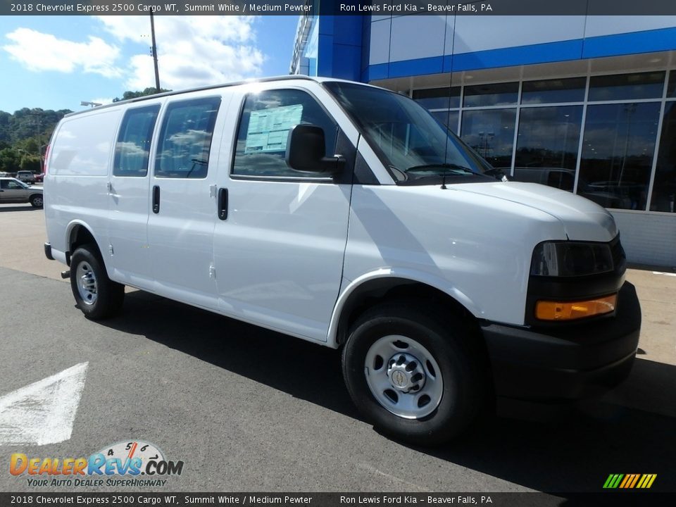 2018 Chevrolet Express 2500 Cargo WT Summit White / Medium Pewter Photo #12