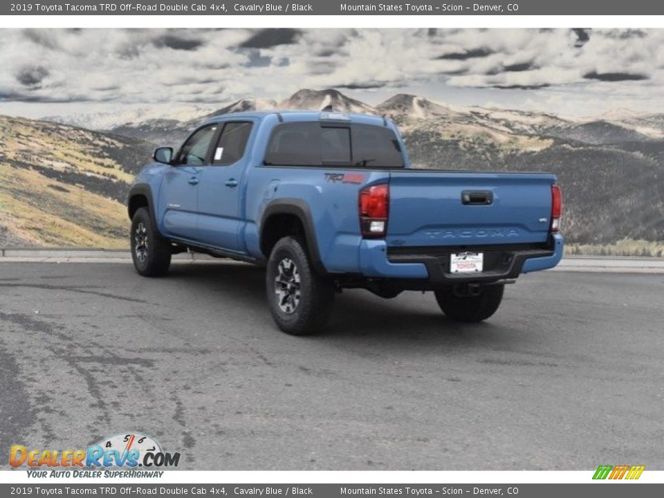 2019 Toyota Tacoma TRD Off-Road Double Cab 4x4 Cavalry Blue / Black Photo #3