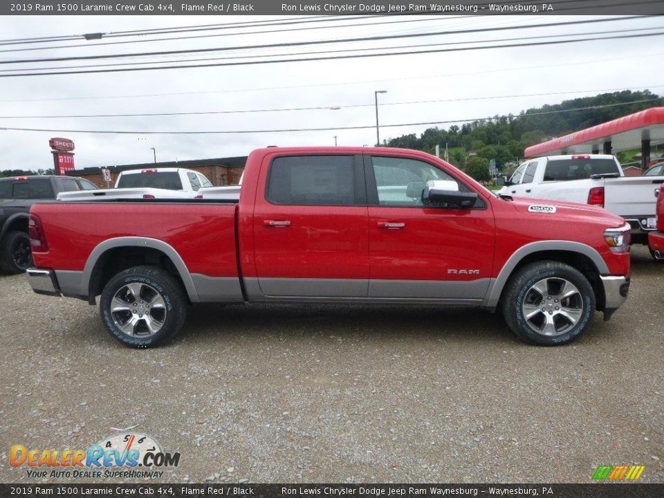 Flame Red 2019 Ram 1500 Laramie Crew Cab 4x4 Photo #5