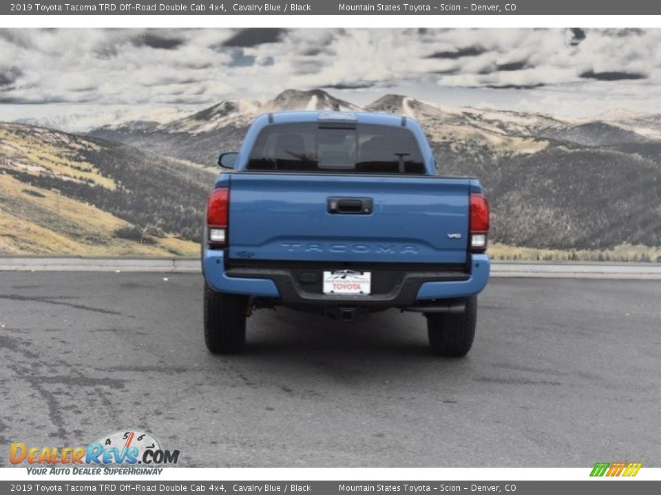 2019 Toyota Tacoma TRD Off-Road Double Cab 4x4 Cavalry Blue / Black Photo #4