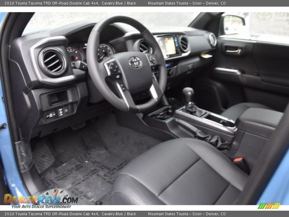 2019 Toyota Tacoma TRD Off-Road Double Cab 4x4 Cavalry Blue / Black Photo #5