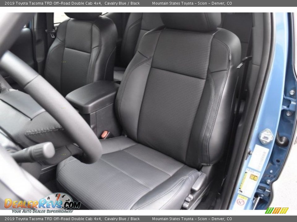 2019 Toyota Tacoma TRD Off-Road Double Cab 4x4 Cavalry Blue / Black Photo #7