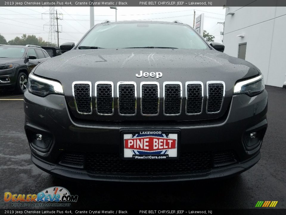 2019 Jeep Cherokee Latitude Plus 4x4 Granite Crystal Metallic / Black Photo #2