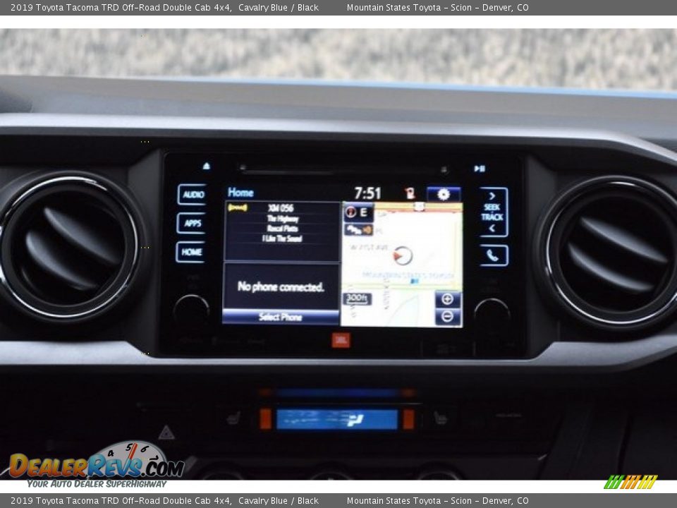 2019 Toyota Tacoma TRD Off-Road Double Cab 4x4 Cavalry Blue / Black Photo #10