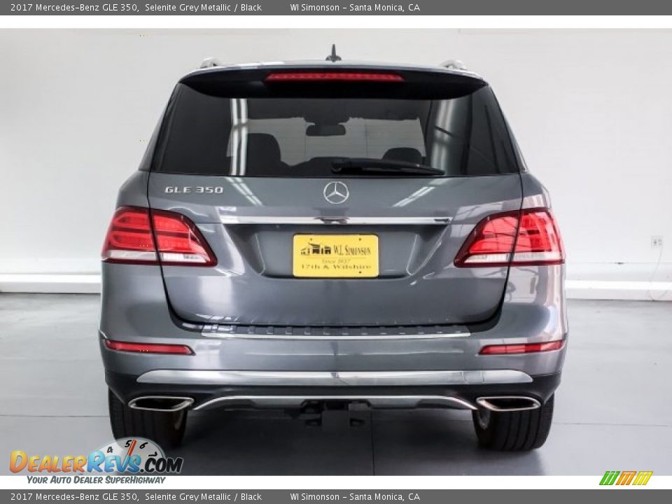 2017 Mercedes-Benz GLE 350 Selenite Grey Metallic / Black Photo #3