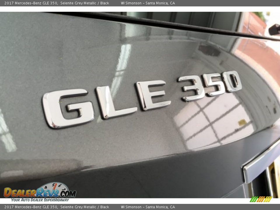 2017 Mercedes-Benz GLE 350 Selenite Grey Metallic / Black Photo #7