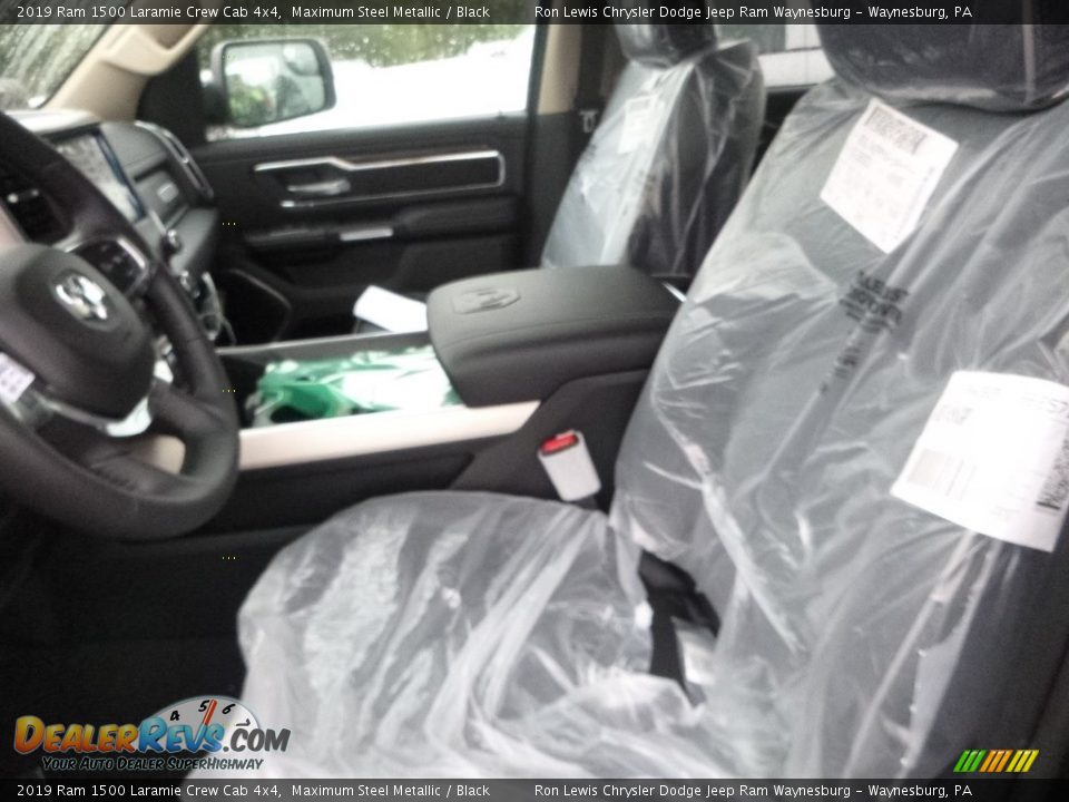 2019 Ram 1500 Laramie Crew Cab 4x4 Maximum Steel Metallic / Black Photo #12