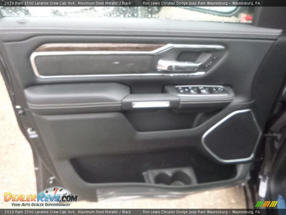 2019 Ram 1500 Laramie Crew Cab 4x4 Maximum Steel Metallic / Black Photo #13