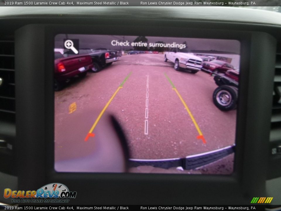 2019 Ram 1500 Laramie Crew Cab 4x4 Maximum Steel Metallic / Black Photo #18