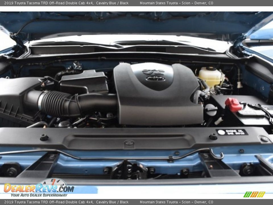2019 Toyota Tacoma TRD Off-Road Double Cab 4x4 Cavalry Blue / Black Photo #31