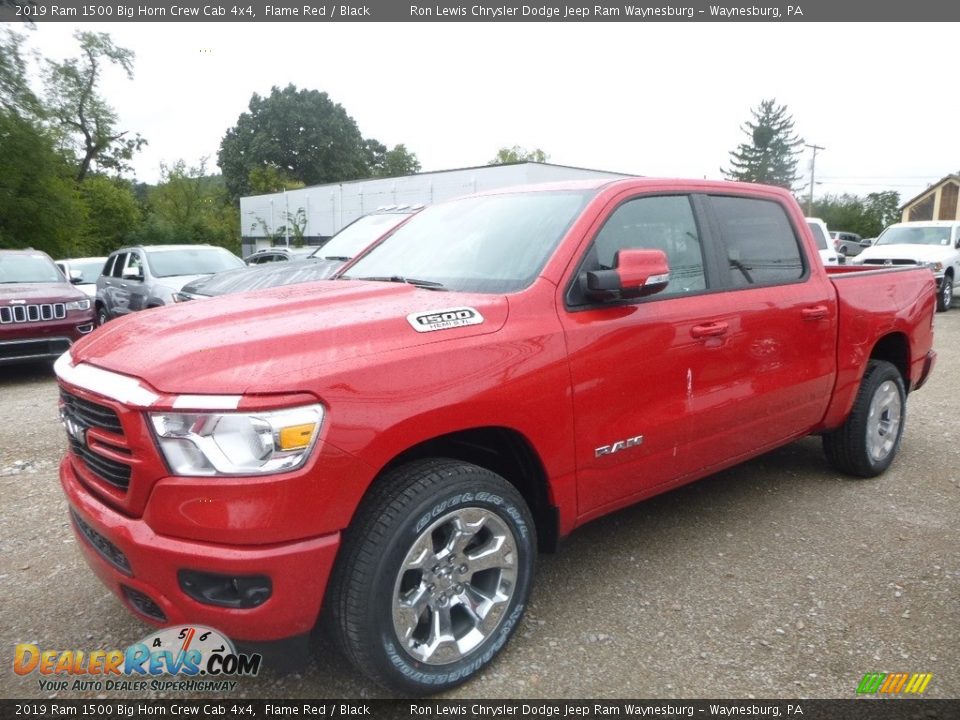 2019 Ram 1500 Big Horn Crew Cab 4x4 Flame Red / Black Photo #1