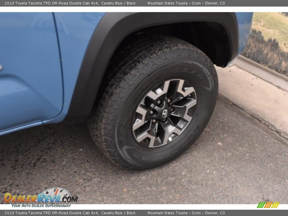 2019 Toyota Tacoma TRD Off-Road Double Cab 4x4 Cavalry Blue / Black Photo #35