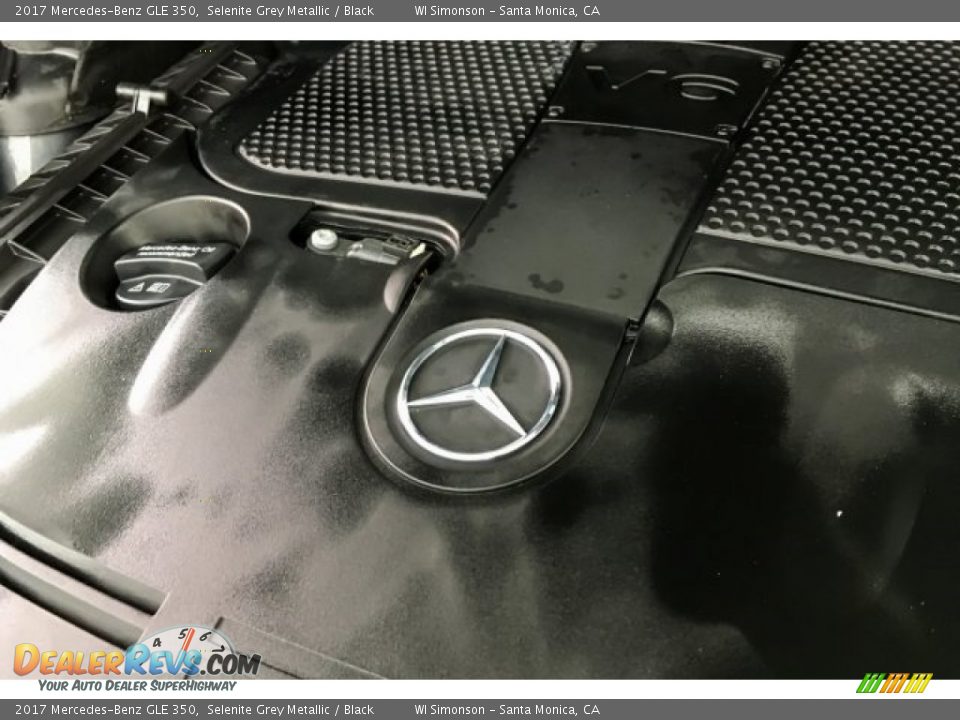 2017 Mercedes-Benz GLE 350 Selenite Grey Metallic / Black Photo #32