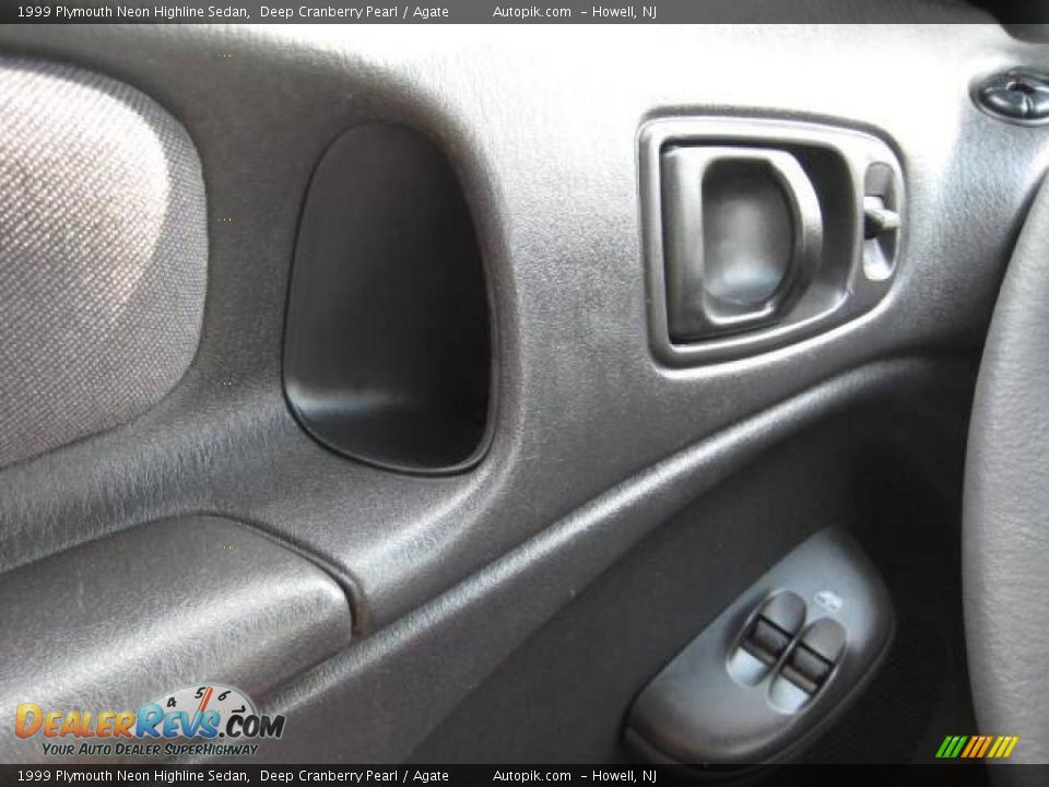 1999 Plymouth Neon Highline Sedan Deep Cranberry Pearl / Agate Photo #27