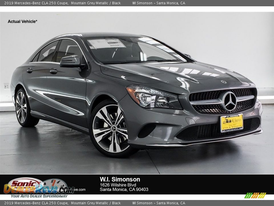 2019 Mercedes-Benz CLA 250 Coupe Mountain Grey Metallic / Black Photo #1