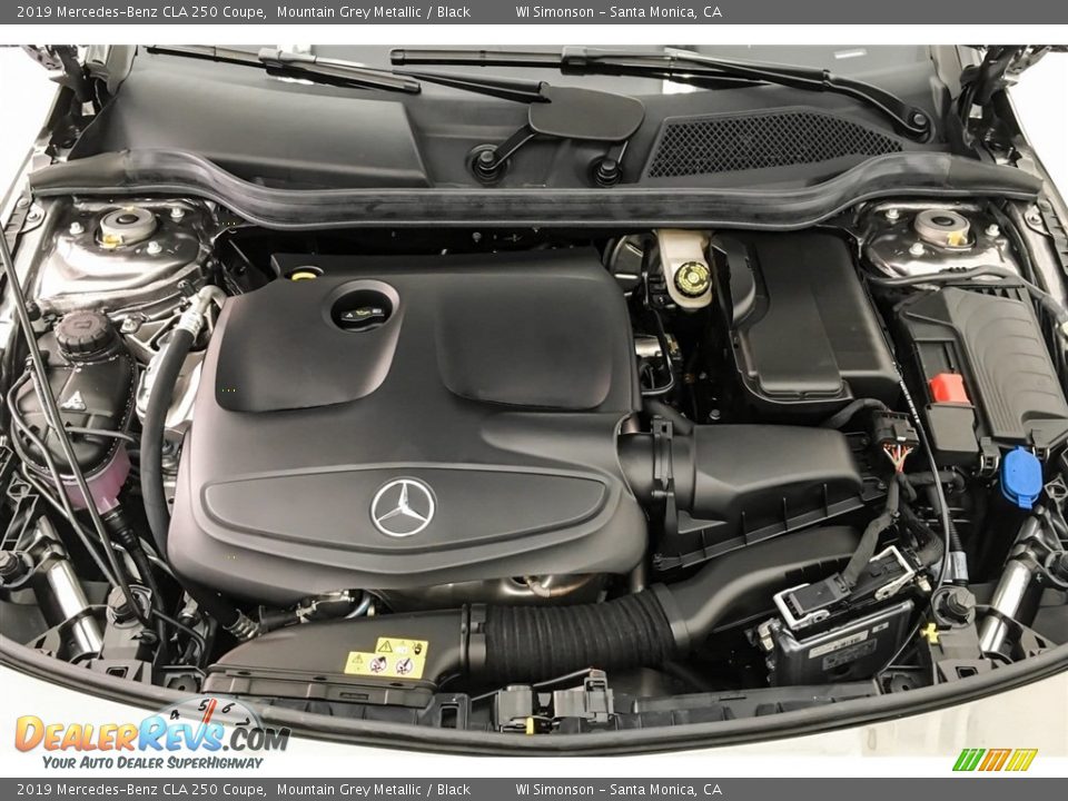 2019 Mercedes-Benz CLA 250 Coupe Mountain Grey Metallic / Black Photo #8