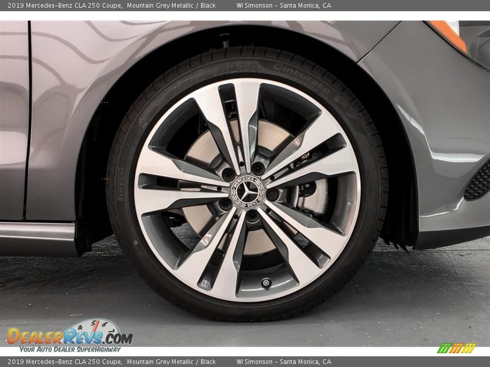 2019 Mercedes-Benz CLA 250 Coupe Mountain Grey Metallic / Black Photo #9