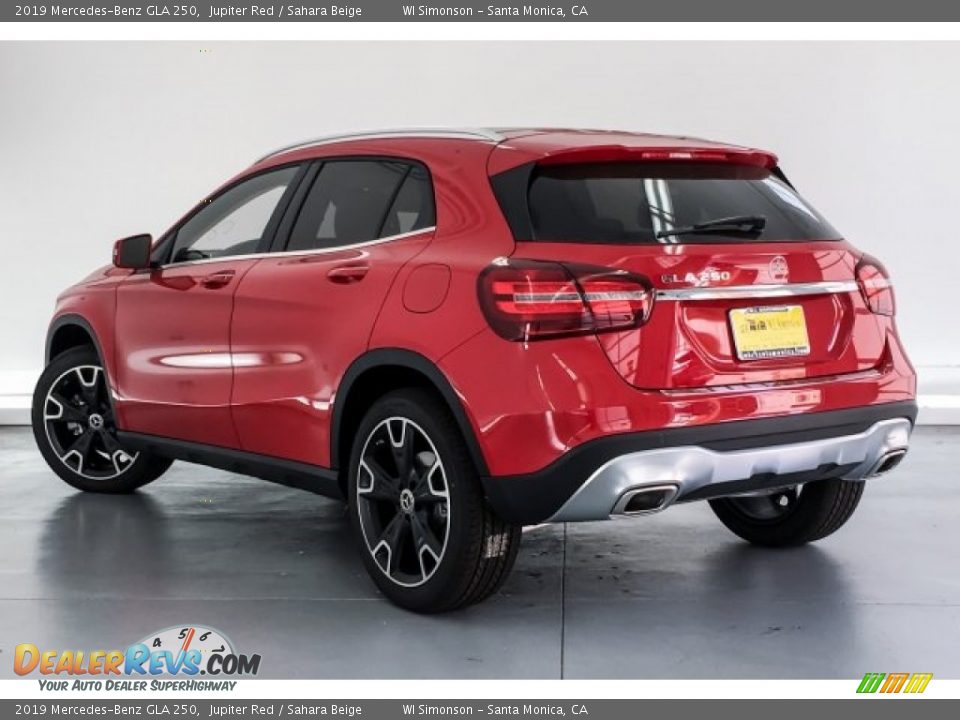 2019 Mercedes-Benz GLA 250 Jupiter Red / Sahara Beige Photo #2