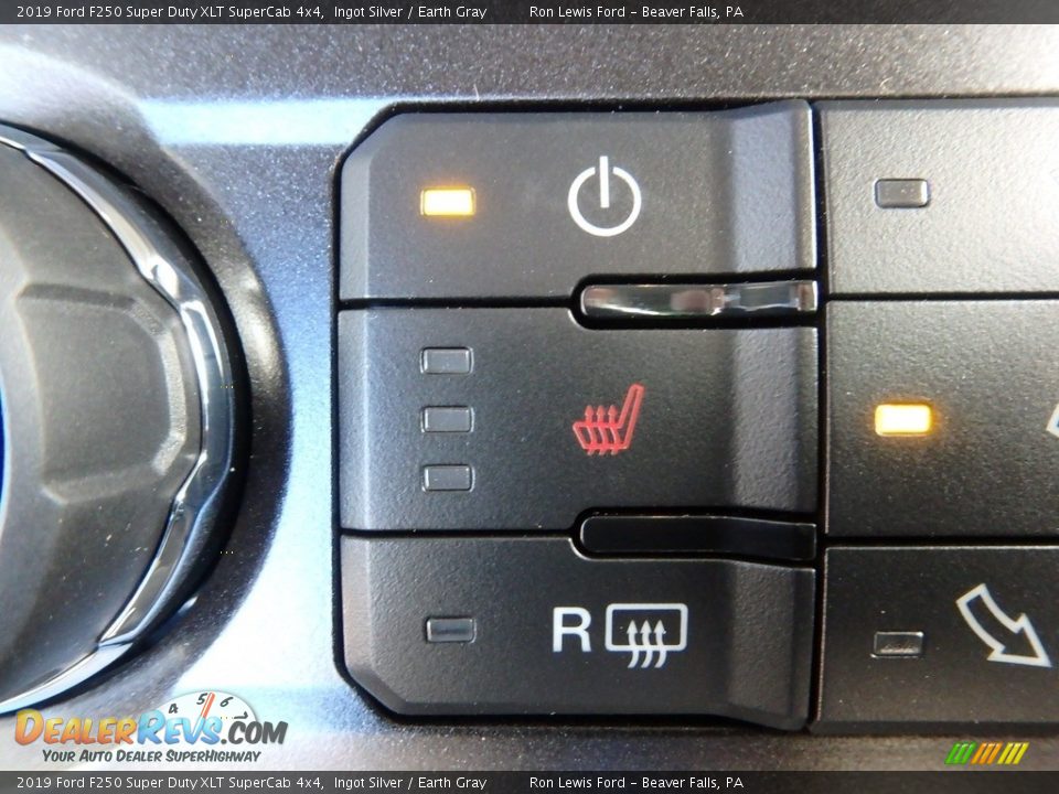 2019 Ford F250 Super Duty XLT SuperCab 4x4 Ingot Silver / Earth Gray Photo #17