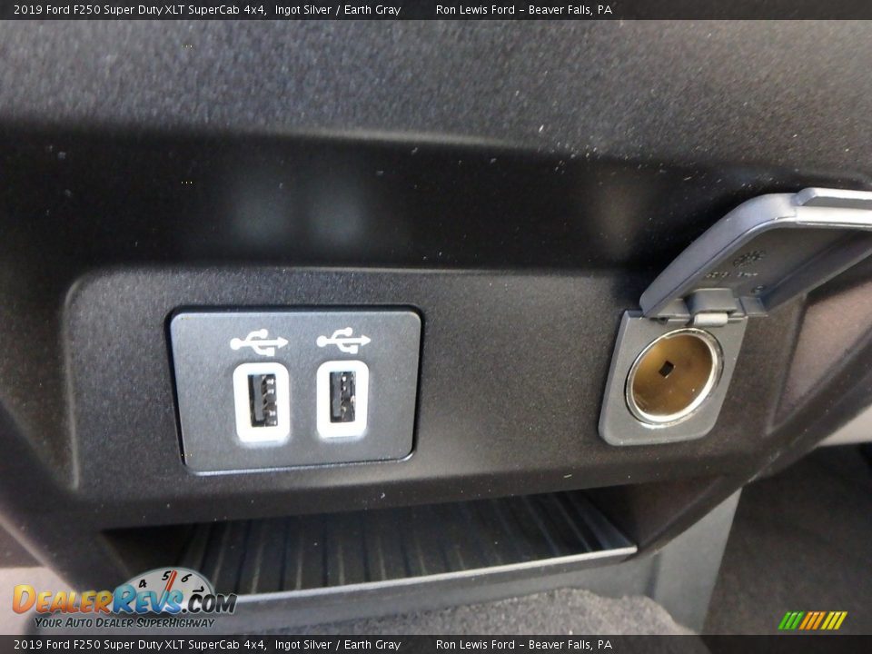 2019 Ford F250 Super Duty XLT SuperCab 4x4 Ingot Silver / Earth Gray Photo #19