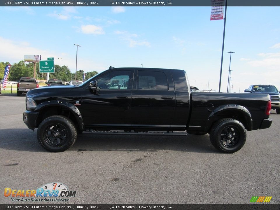 2015 Ram 2500 Laramie Mega Cab 4x4 Black / Black Photo #2