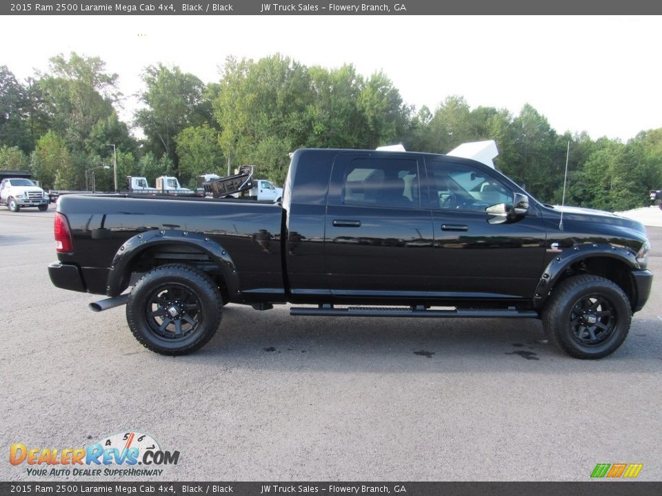 2015 Ram 2500 Laramie Mega Cab 4x4 Black / Black Photo #6