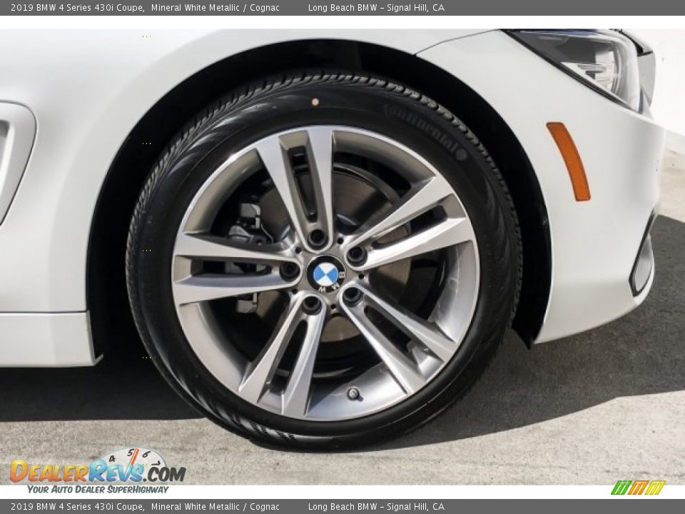 2019 BMW 4 Series 430i Coupe Mineral White Metallic / Cognac Photo #8