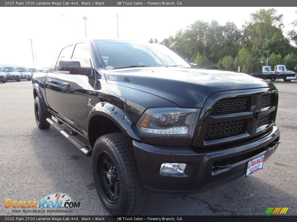 2015 Ram 2500 Laramie Mega Cab 4x4 Black / Black Photo #7