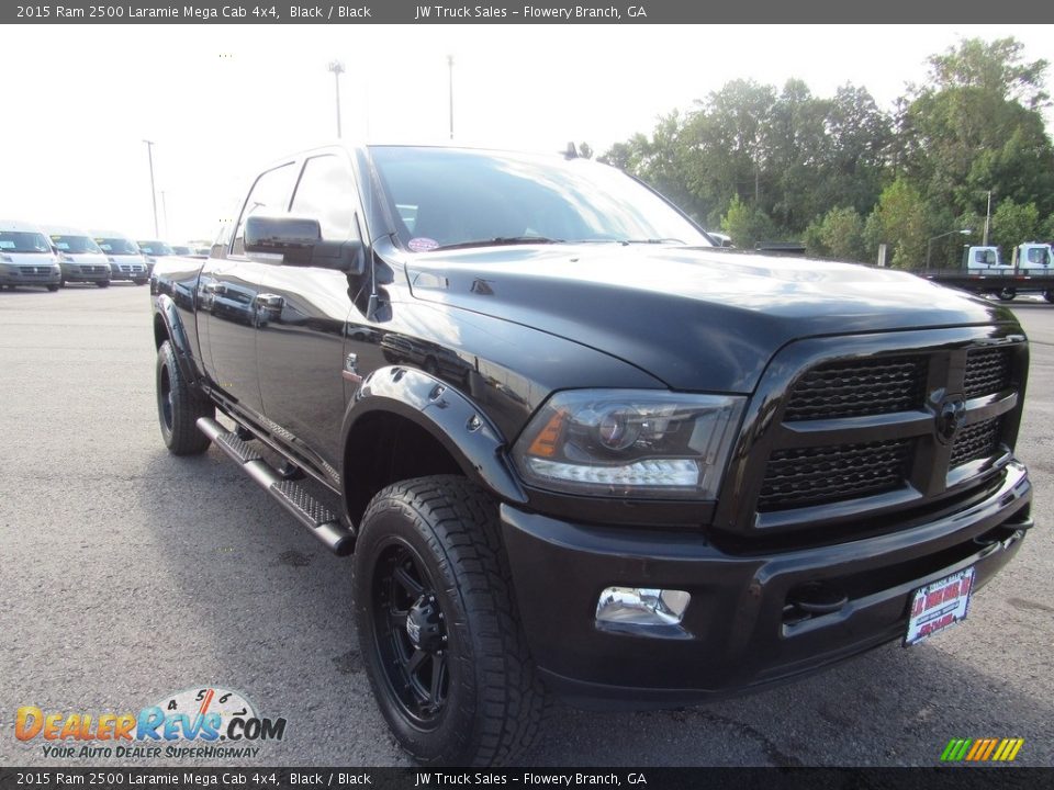 2015 Ram 2500 Laramie Mega Cab 4x4 Black / Black Photo #8