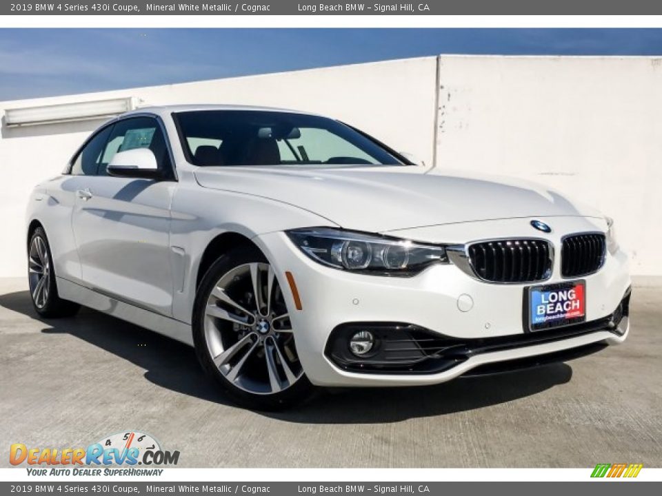 2019 BMW 4 Series 430i Coupe Mineral White Metallic / Cognac Photo #11