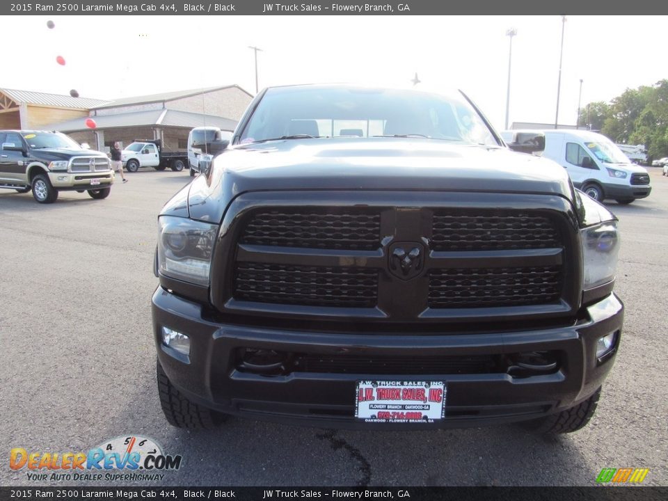 2015 Ram 2500 Laramie Mega Cab 4x4 Black / Black Photo #9